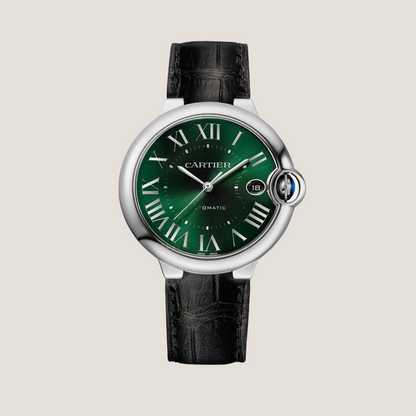 Cartier Ballon Bleu Alligator Watch Leather Strap – Push Button Clasp