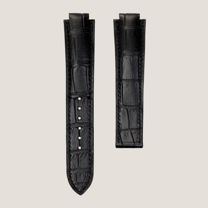 Cartier Ballon Bleu Alligator Watch Leather Strap – Push Button Clasp