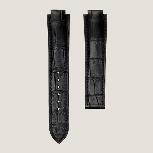 Cartier Ballon Bleu Alligator Watch Leather Strap – Push Button Clasp