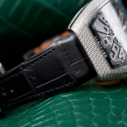 Alligator Leather Strap for Franck Muller Vanguard