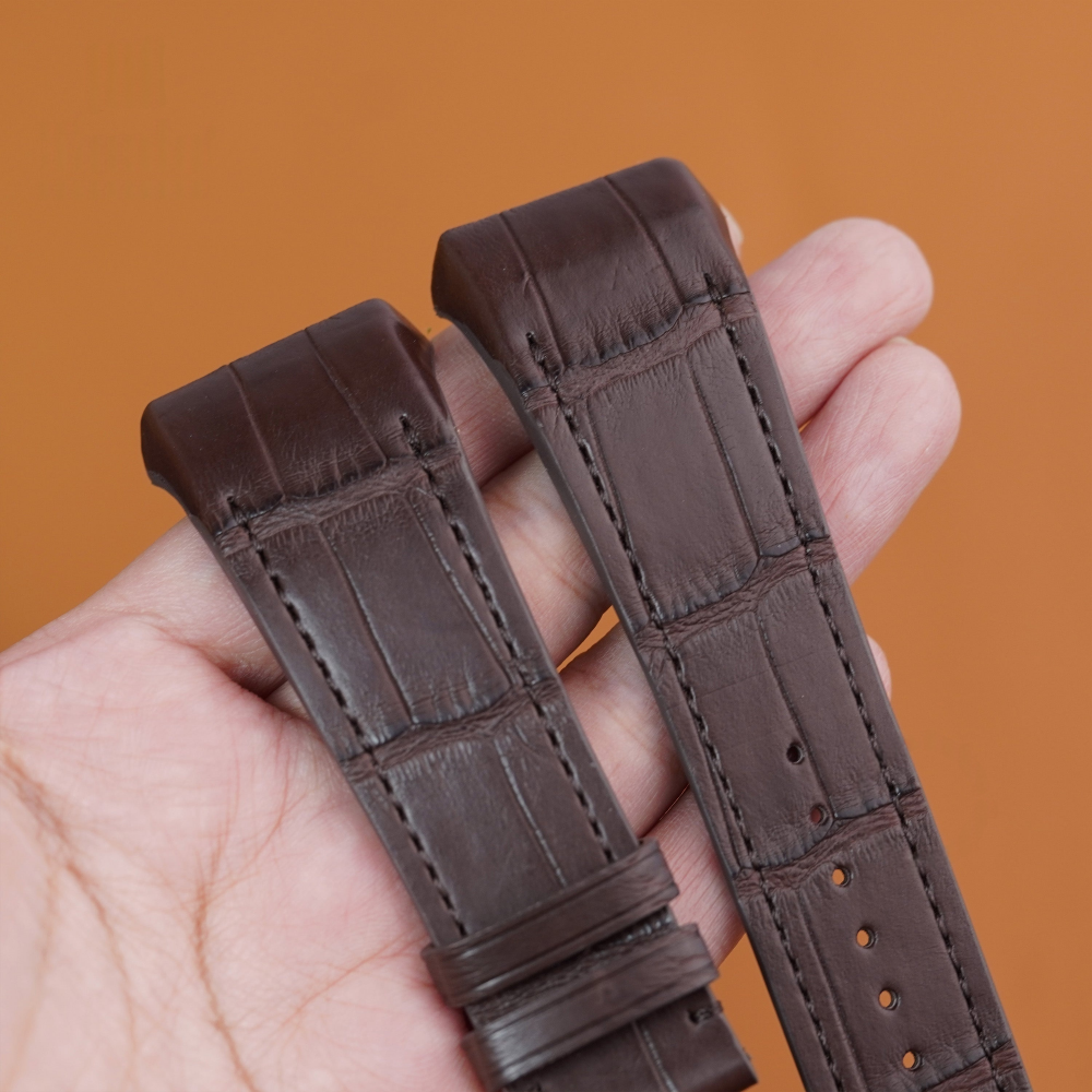 Alligator Leather Strap for Franck Muller Vanguard