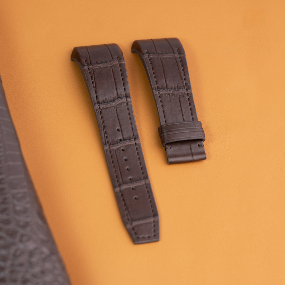 Alligator Leather Strap for Franck Muller Vanguard