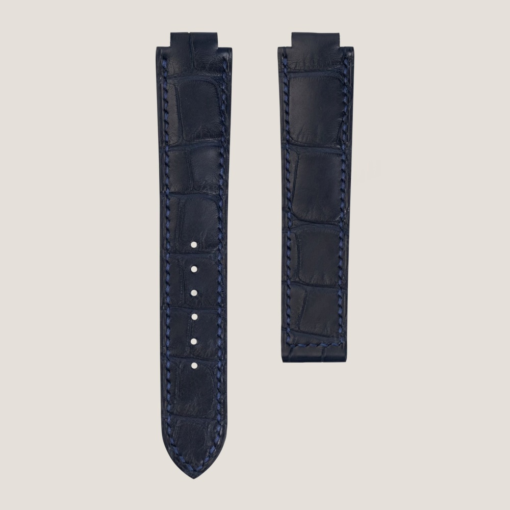 Cartier Ballon Bleu Alligator Watch Leather Strap – Push Button Clasp