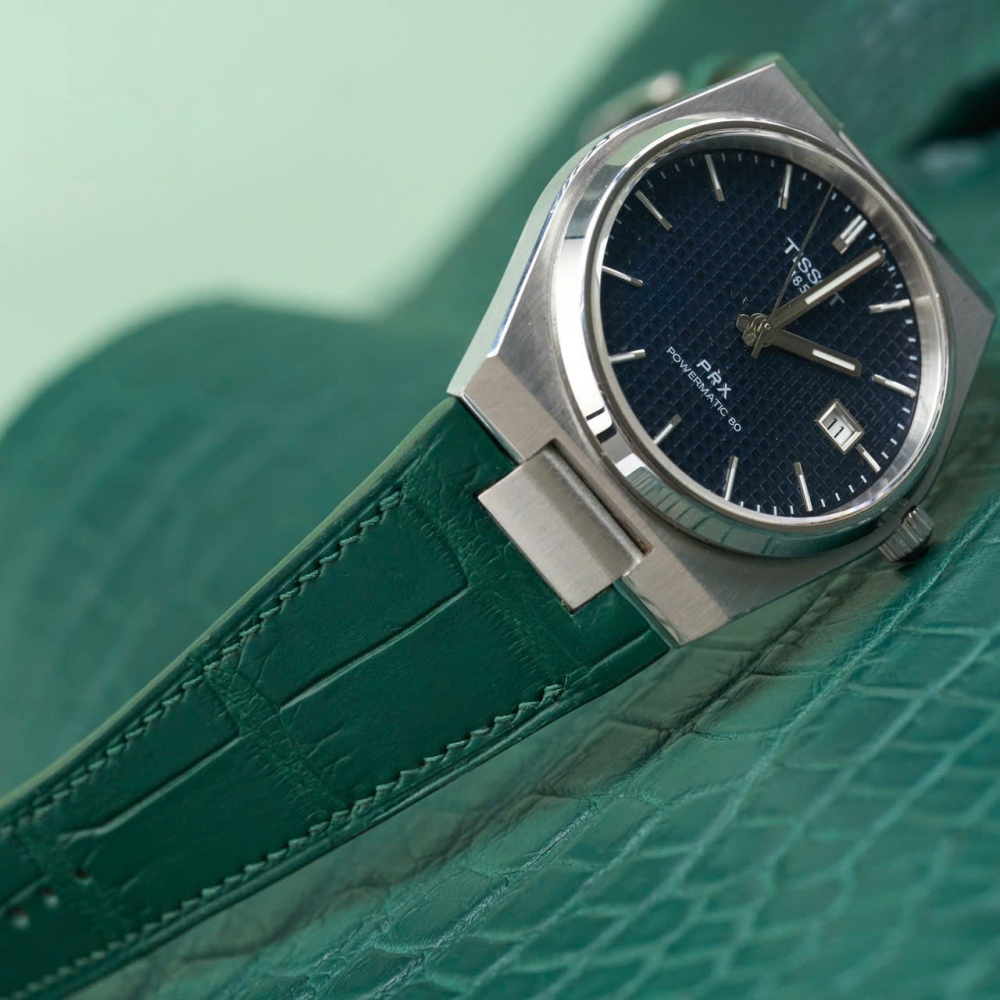 Alligator Leather Strap for Tissot PRX