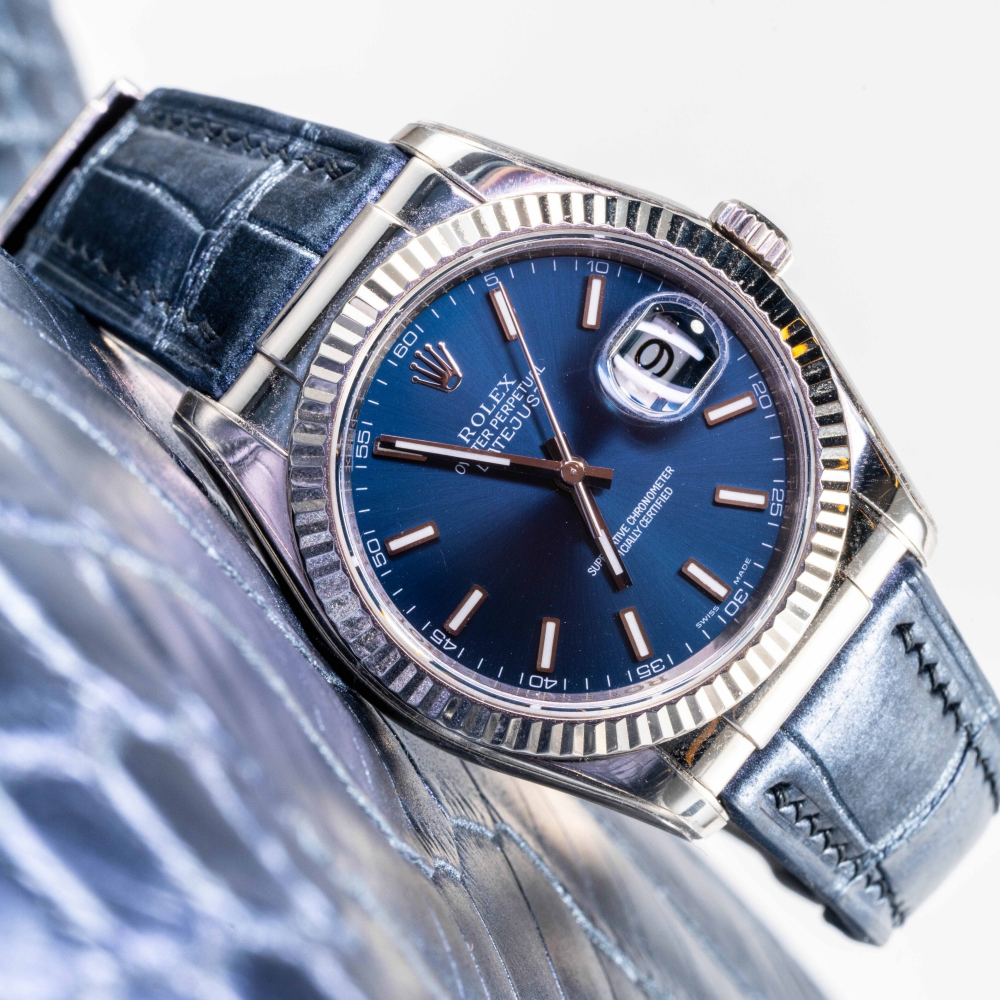 Alligator Leather Strap for Rolex Datejust