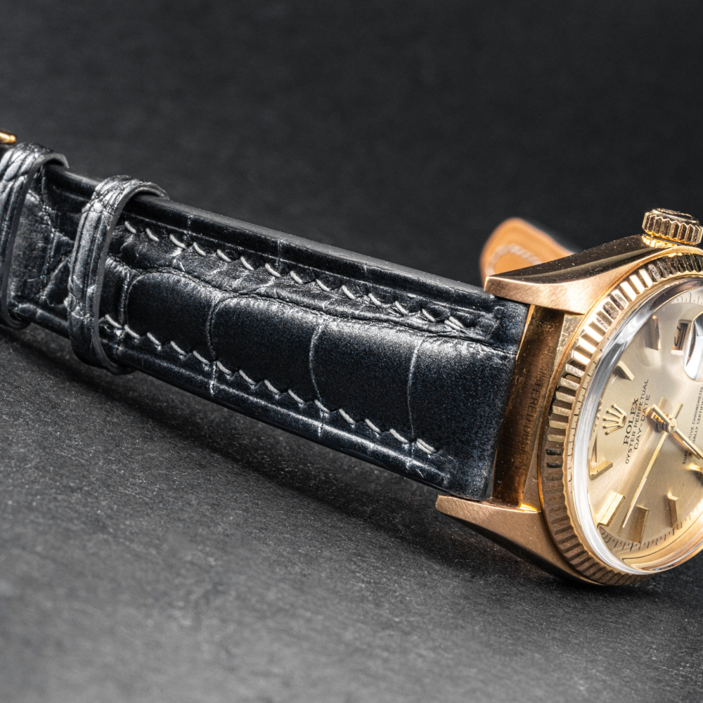 Rolex Day-Date Alligator Leather Strap – Handmade Custom Fit