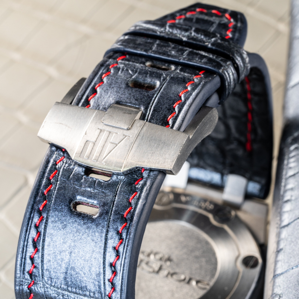 Alligator Leather Strap for AP Royal Oak Offshore 42mm