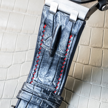 Alligator Leather Strap for AP Royal Oak Offshore 42mm