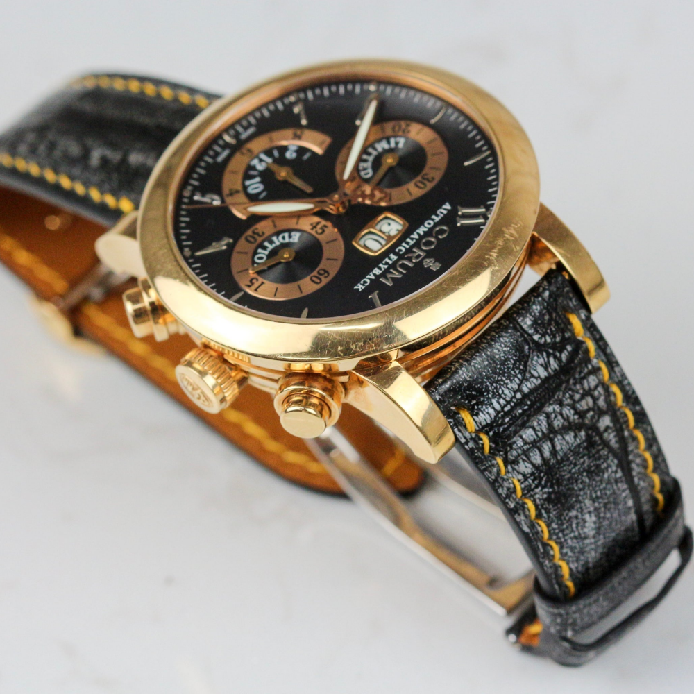 Alligator Leather Strap for Corum