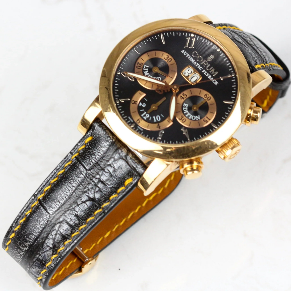 Alligator Leather Strap for Corum