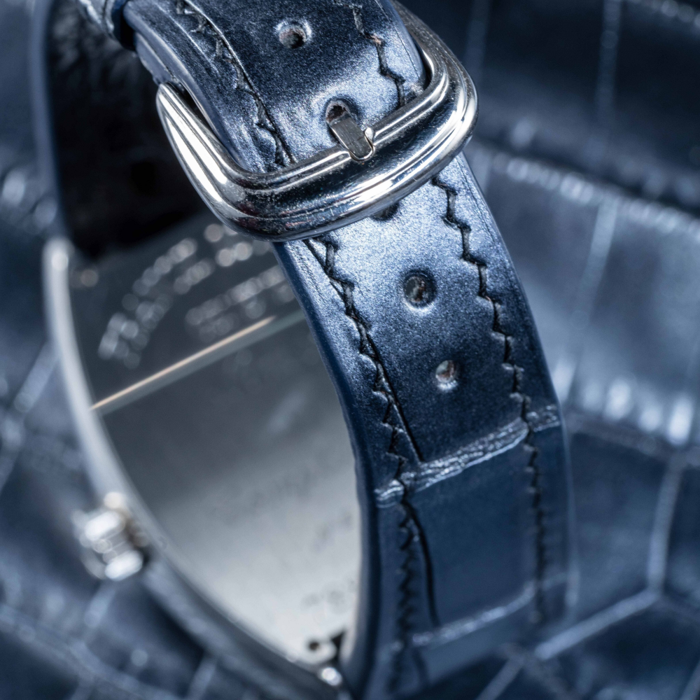 Alligator Leather Strap for Franck Muller Platinum Rotor