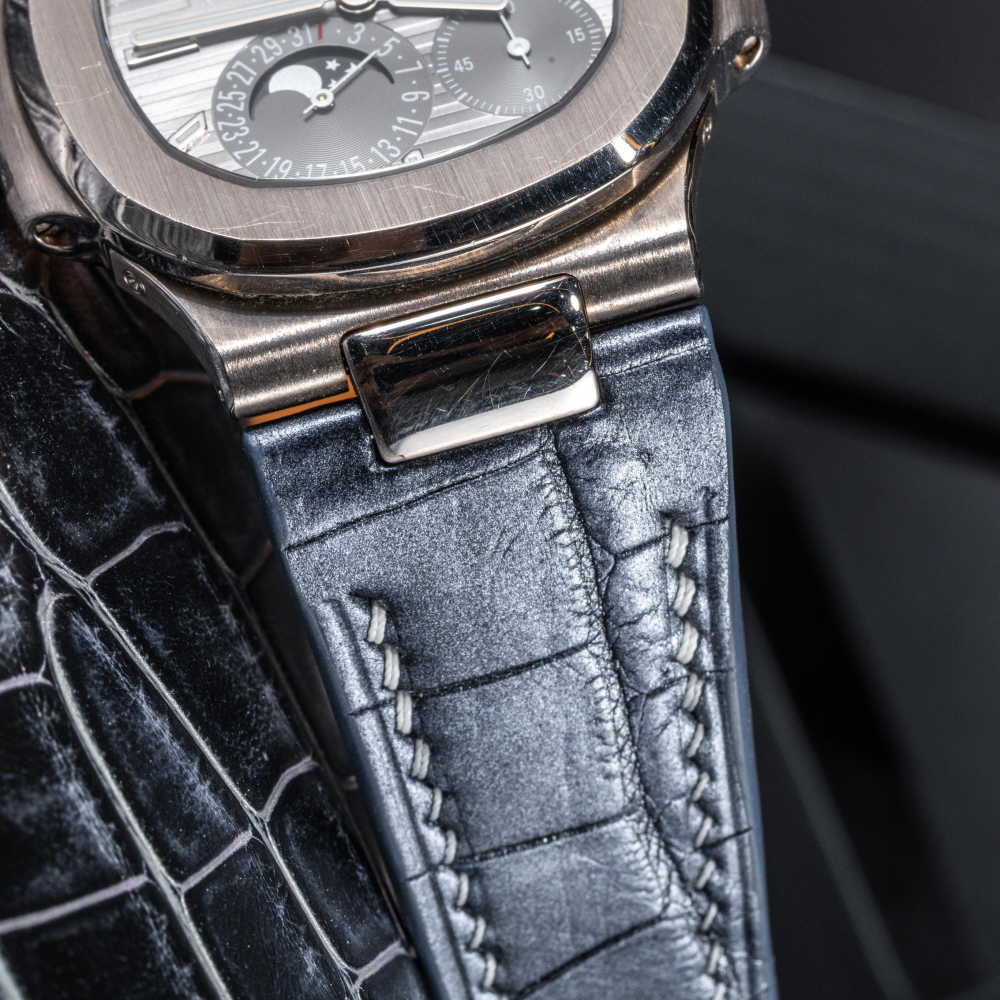 Alligator Leather Strap for Patek Philippe Nautilus