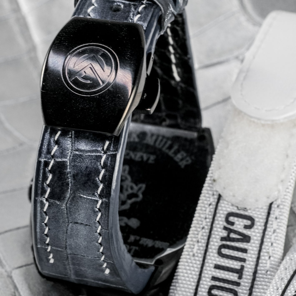 Alligator Leather Strap for Franck Muller Vanguard