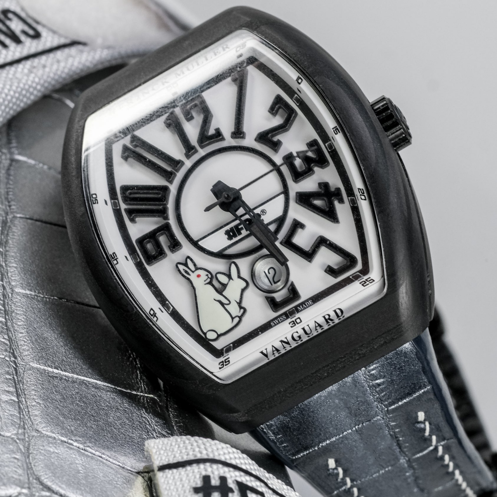 Alligator Leather Strap for Franck Muller Vanguard