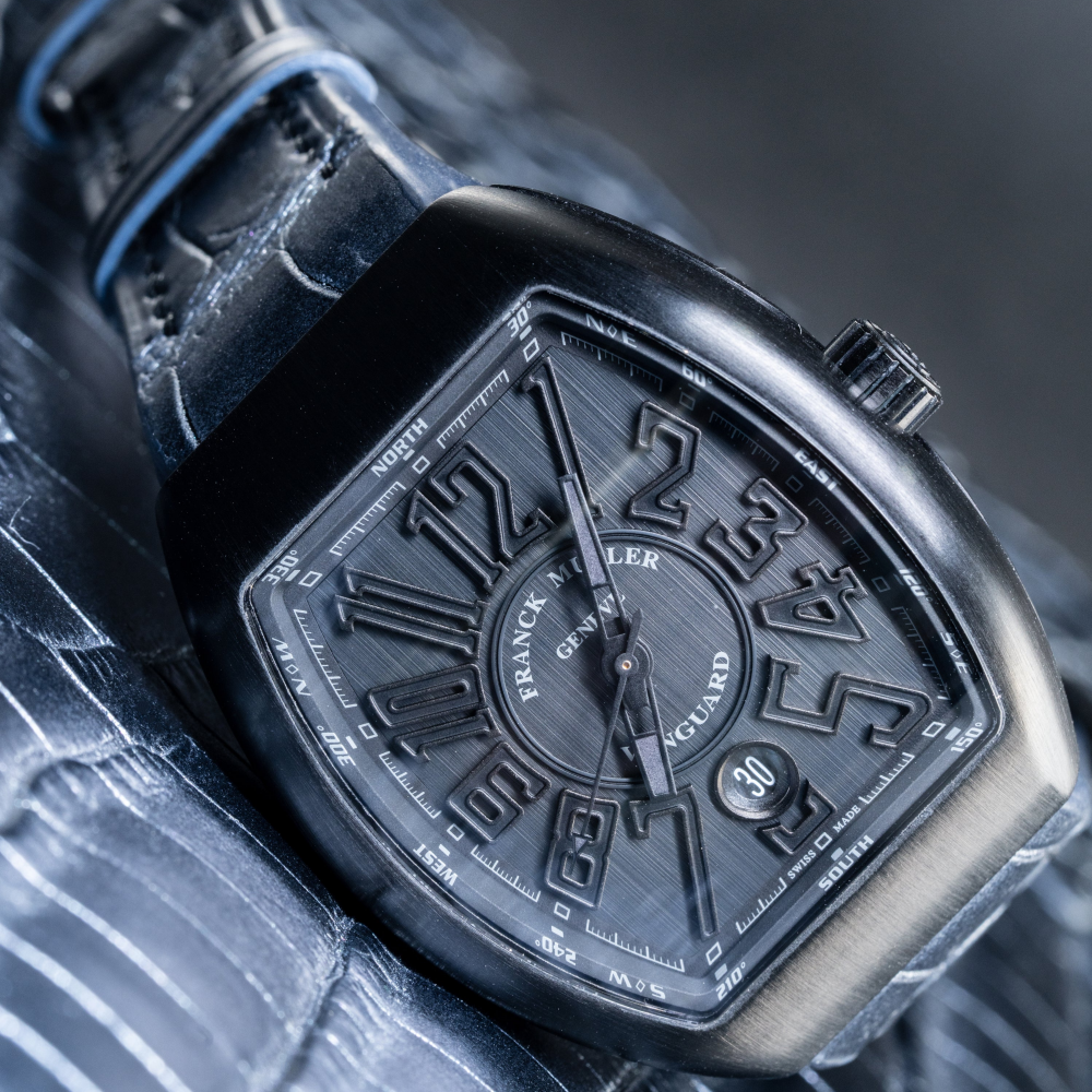 Alligator Leather Strap for Franck Muller Vanguard