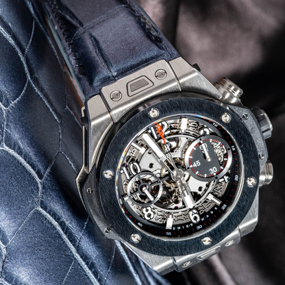 Alligator Leather Strap for Hublot Big Bang Unico