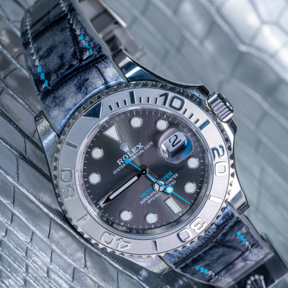 Alligator Leather Strap for Rolex Yacht-Master