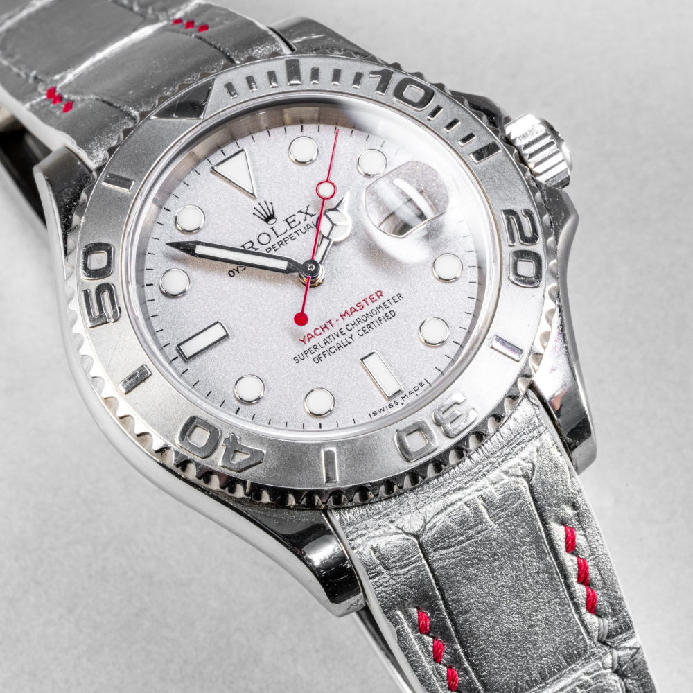 Alligator Leather Strap for Rolex Yacht-Master