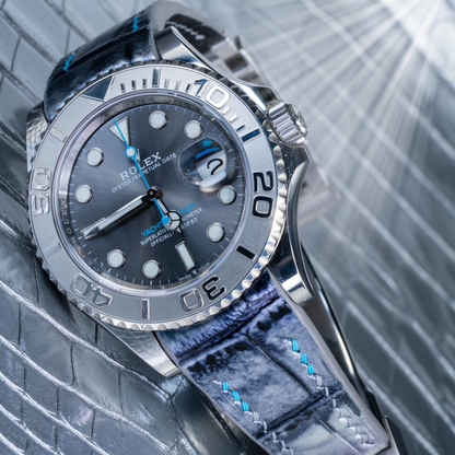 Alligator Leather Strap for Rolex Yacht-Master