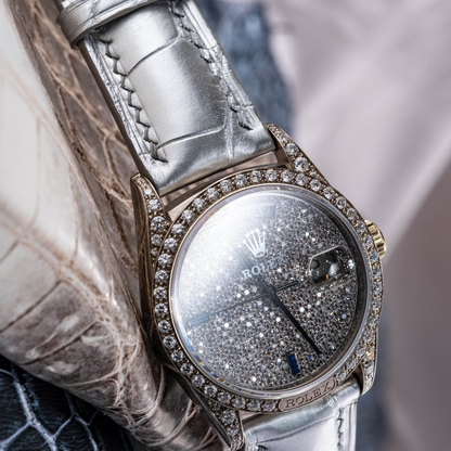 Alligator Leather Strap for Rolex Datejust