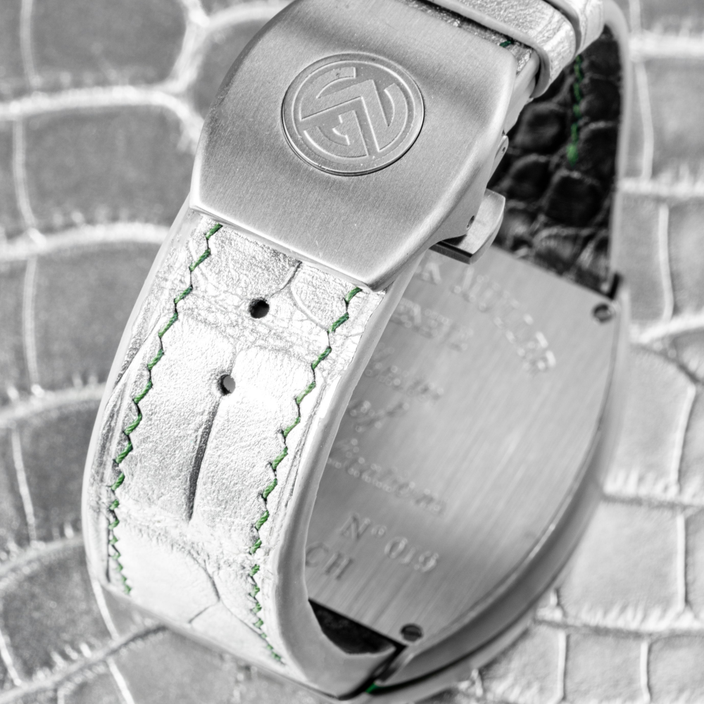 Alligator Leather Strap for Franck Muller Vanguard