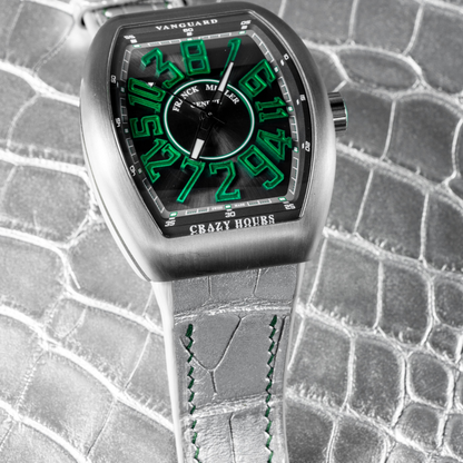 Alligator Leather Strap for Franck Muller Vanguard