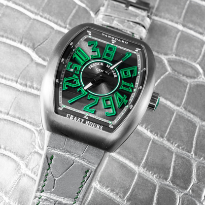 Alligator Leather Strap for Franck Muller Vanguard