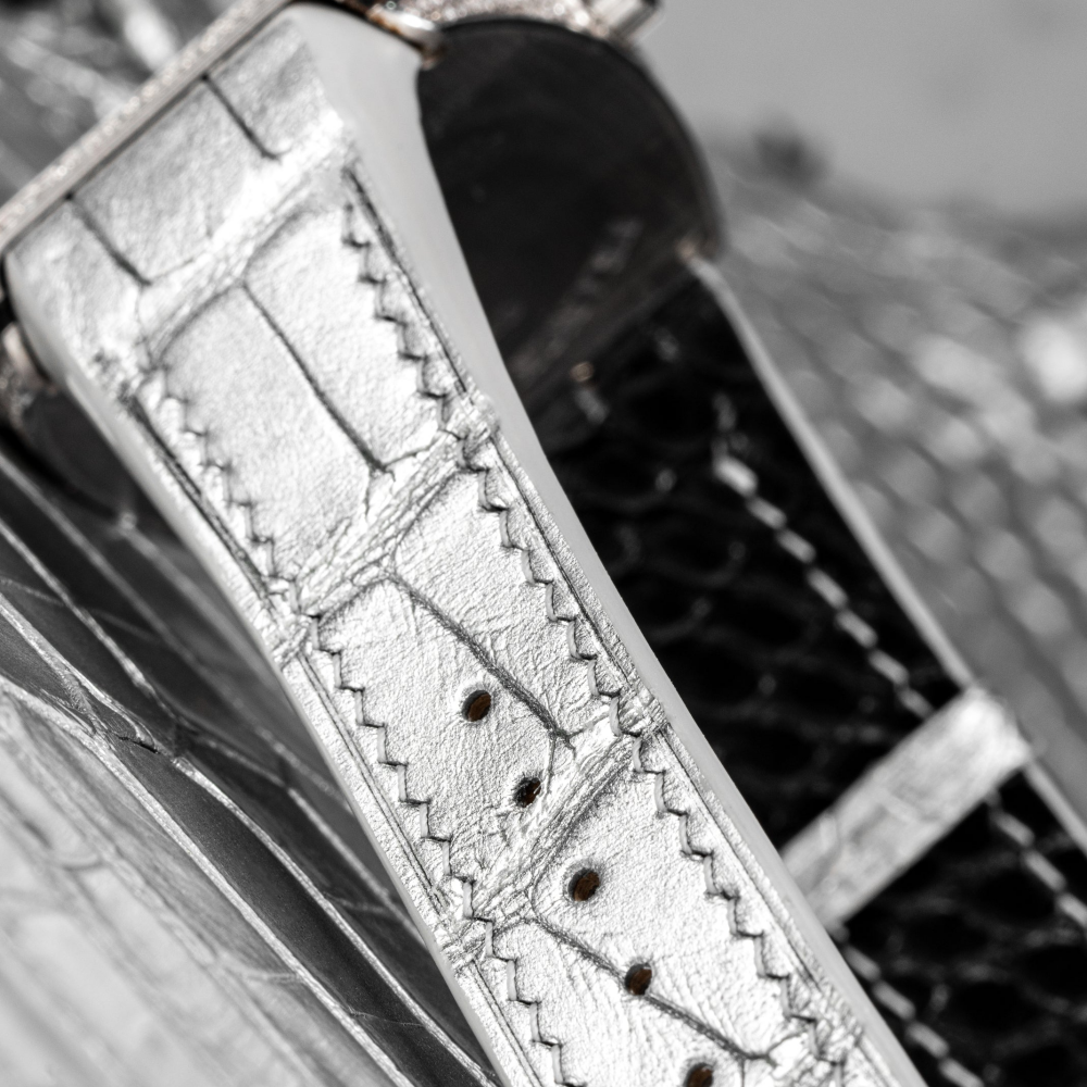 Alligator Leather Strap for Franck Muller Vanguard