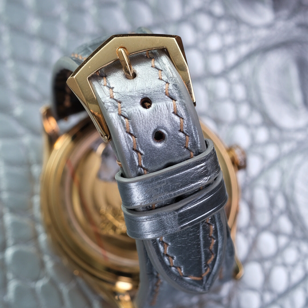 Alligator Leather Strap for Patek Philippe Annual Calendar