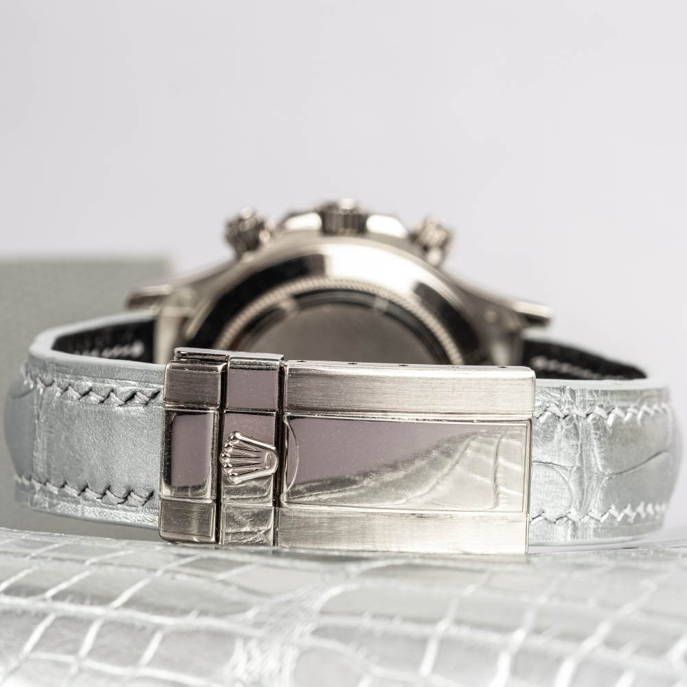 Rolex Daytona Alligator Leather Strap – Deployant Clasp Compatible