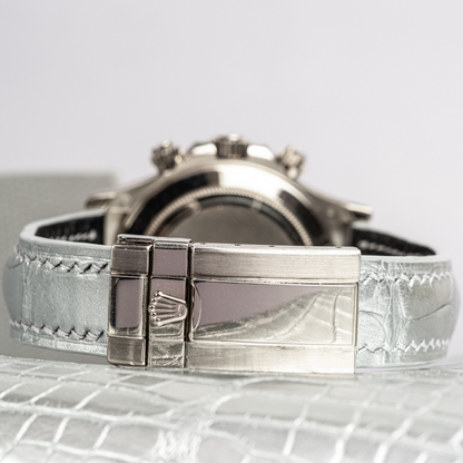 Rolex Daytona Alligator Leather Strap – Deployant Clasp Compatible