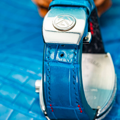 Alligator Leather Strap for Franck Muller Vanguard