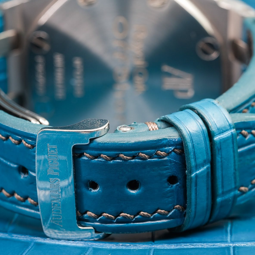 Alligator Leather Strap for AP Royal Oak Offshore 42mm