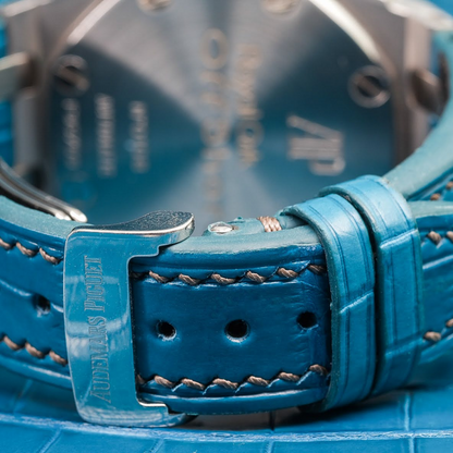 Alligator Leather Strap for AP Royal Oak Offshore 42mm
