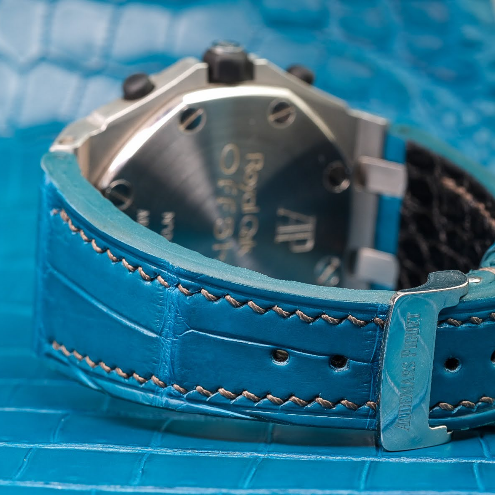Alligator Leather Strap for AP Royal Oak Offshore 42mm