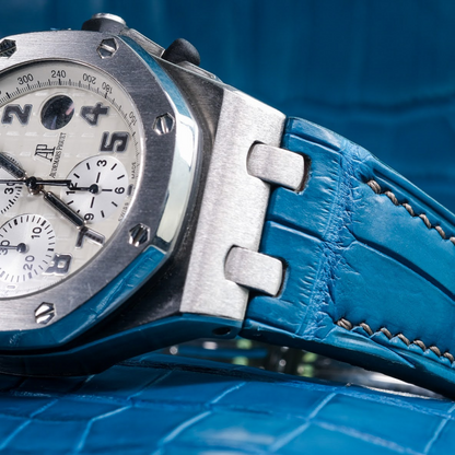 Alligator Leather Strap for AP Royal Oak Offshore 42mm