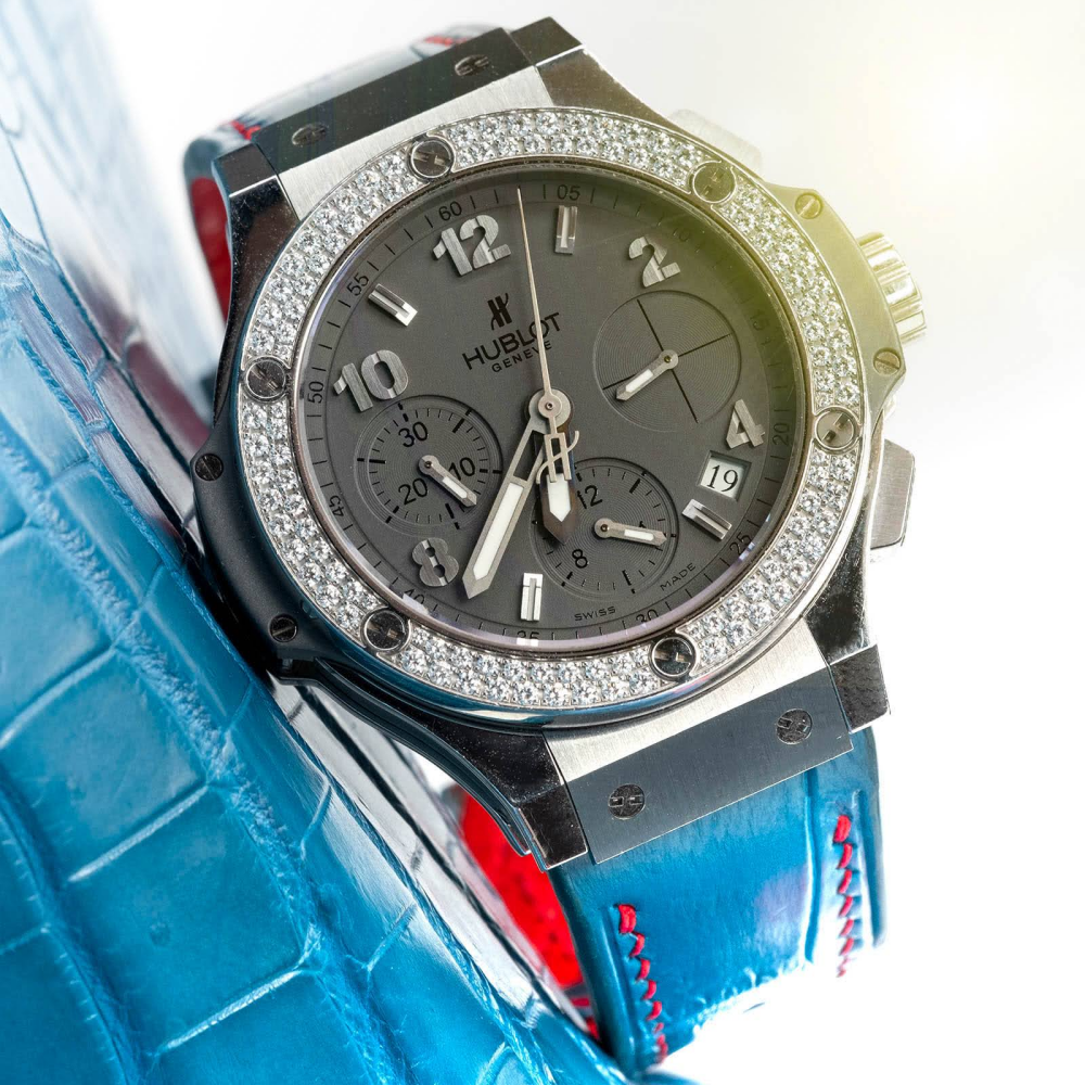 Alligator Leather Strap for Hublot Big Bang