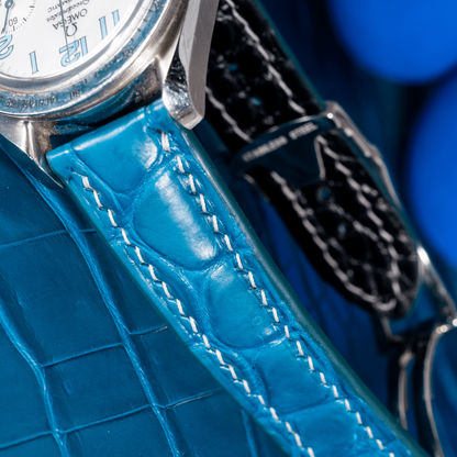 Alligator Leather Strap for Omega Speedmaster