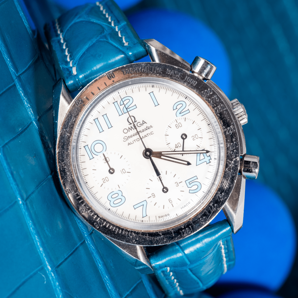 Alligator Leather Strap for Omega Speedmaster