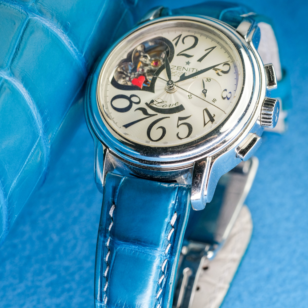 Alligator Leather Strap for Zenith