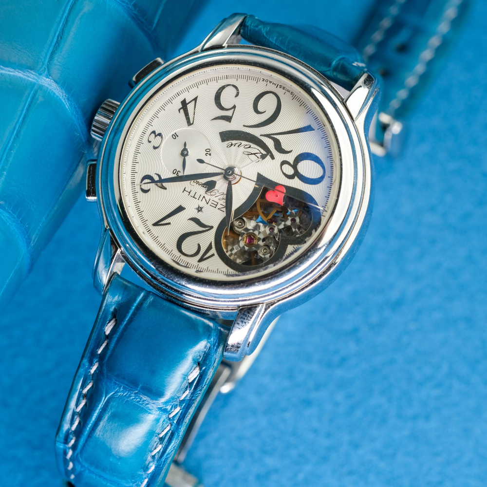 Alligator Leather Strap for Zenith