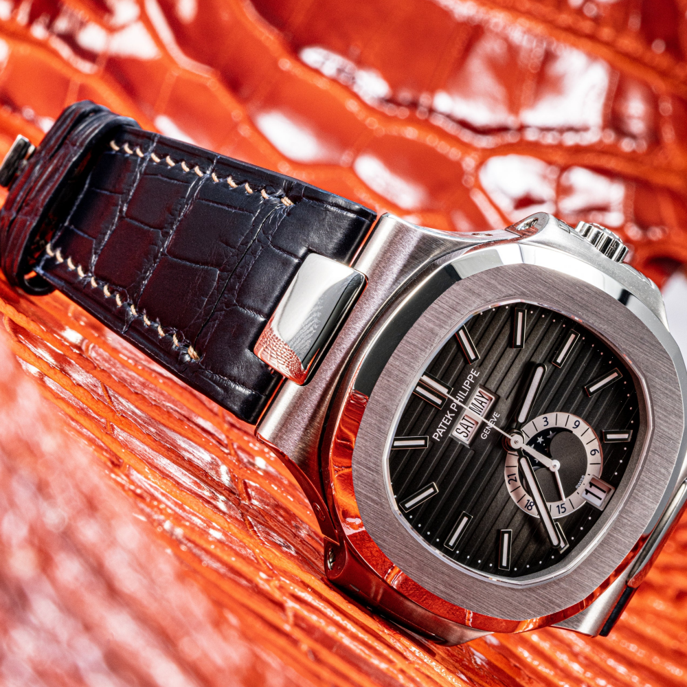 Alligator Leather Strap for Patek Philippe Nautilus