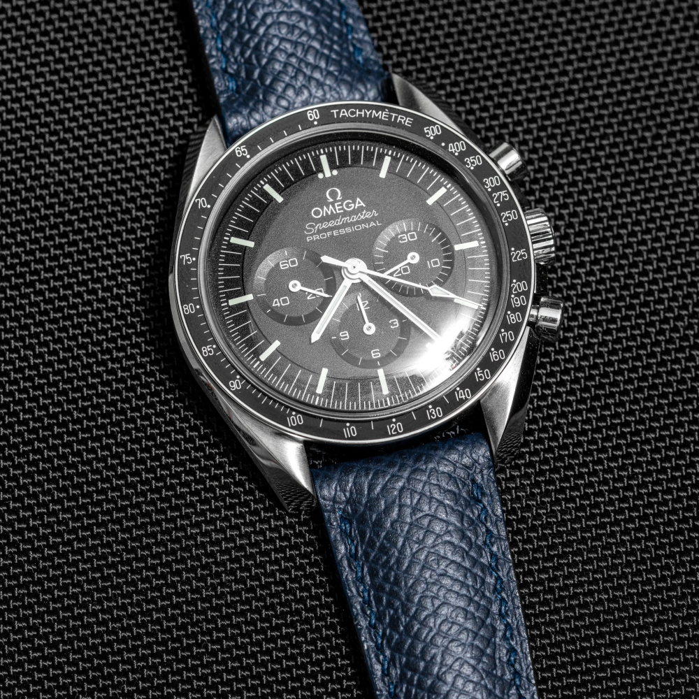 Epsom Calfskin Leather Strap for Omega – Universal Custom Fit