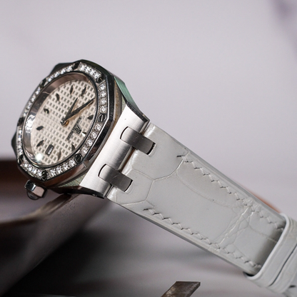 Alligator Leather Strap for AP Women's Watches