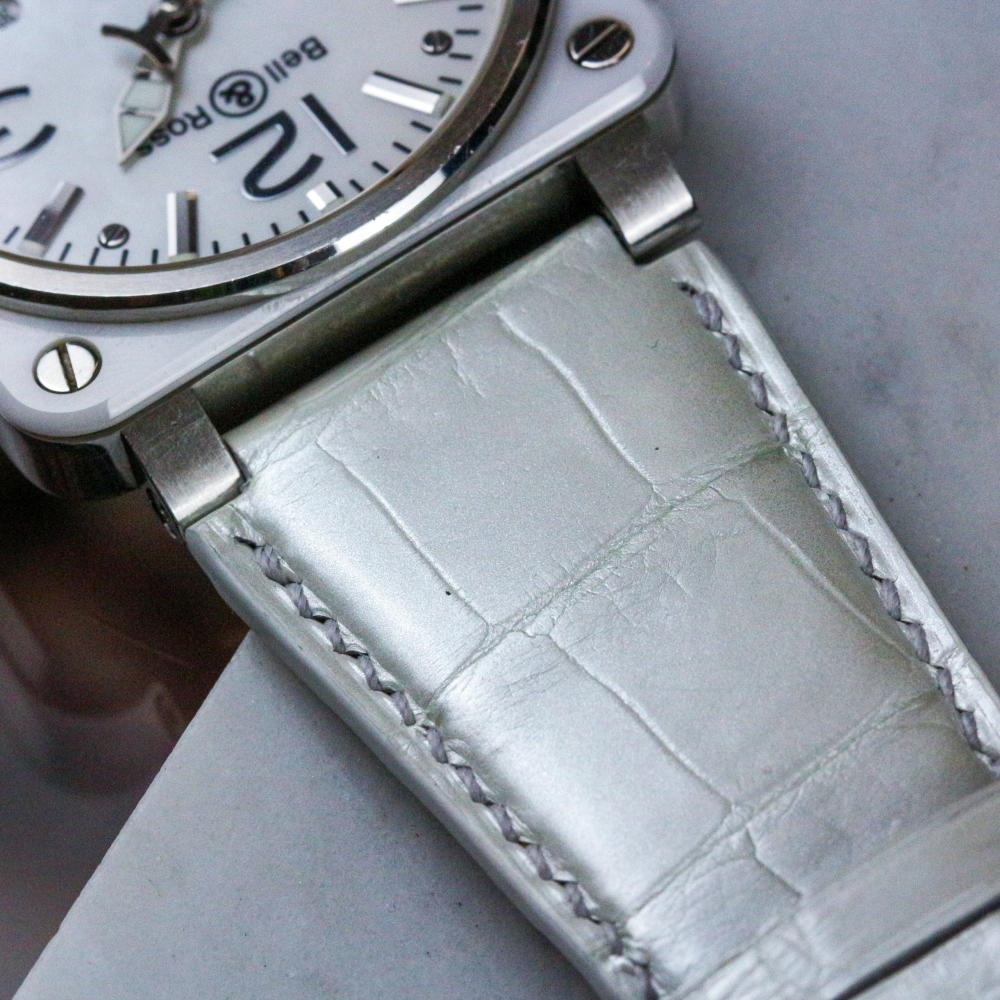 Alligator Leather Strap for Bell & Ross