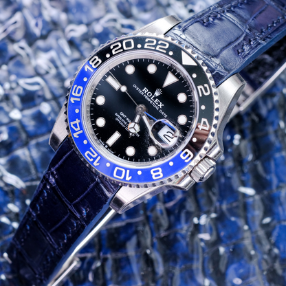 Alligator Leather Strap for Rolex GMT-Master II