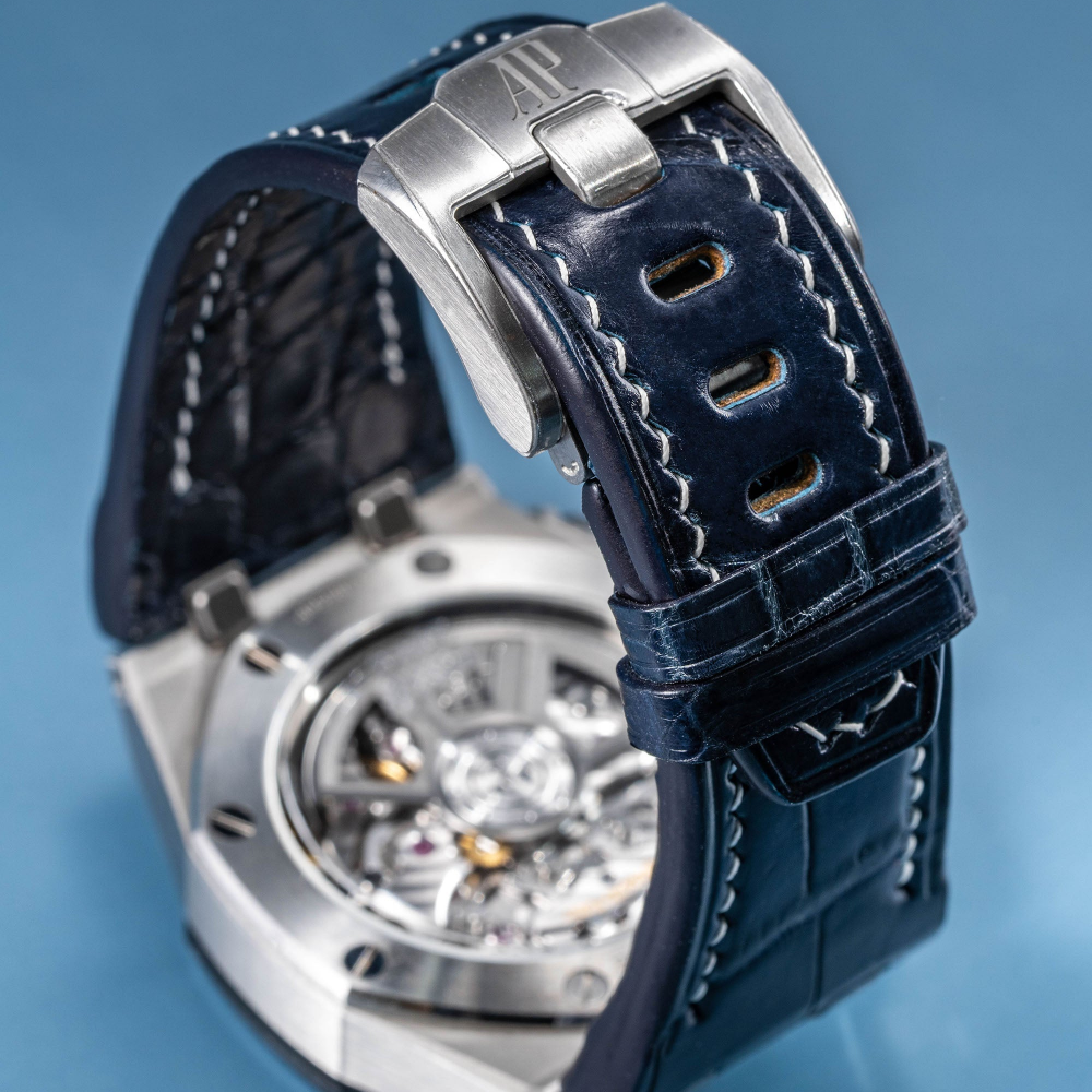 Alligator Leather Strap for AP Royal Oak Offshore 43mm