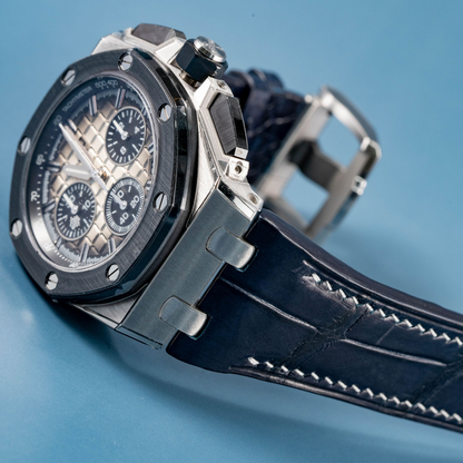 Alligator Leather Strap for AP Royal Oak Offshore 43mm