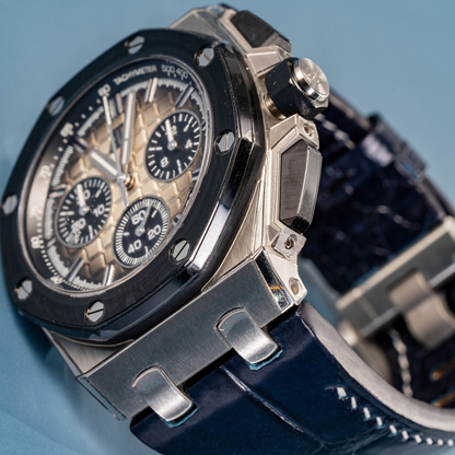 Alligator Leather Strap for AP Royal Oak Offshore 43mm