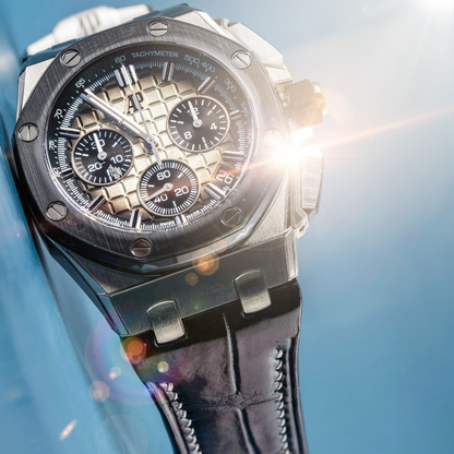 Alligator Leather Strap for AP Royal Oak Offshore 43mm